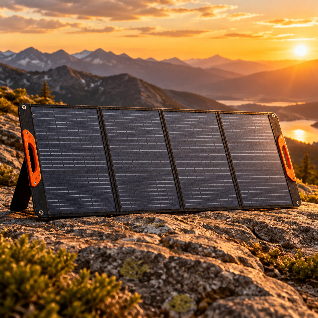 200W Portable Solar Panel for Power Station,23.5% Efficiency